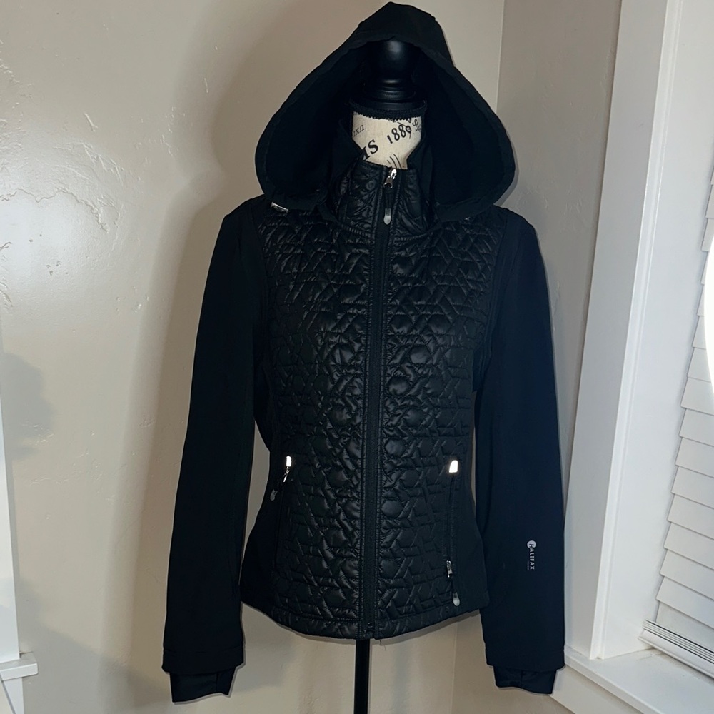 Halifax Traders Black Quilted Coat